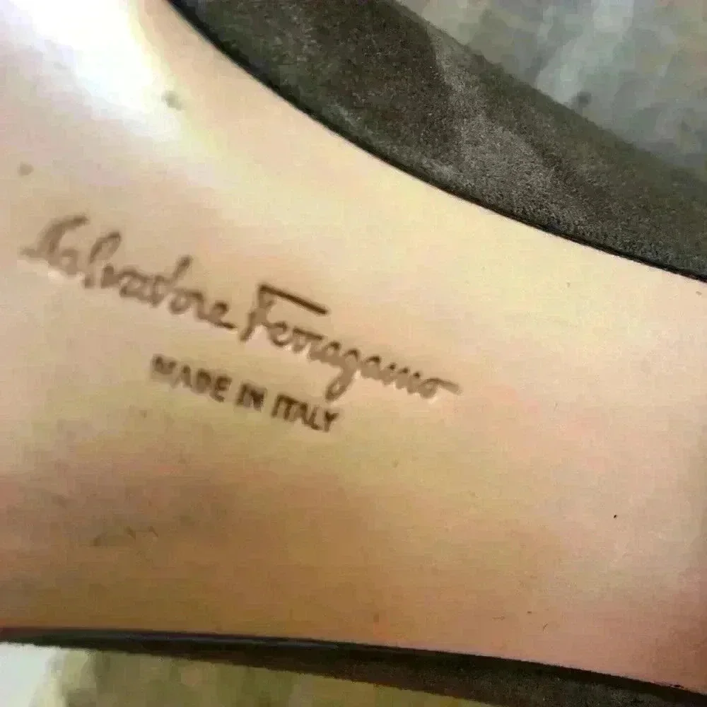 Salvatore Ferragamo Brown Suede Pumps Size 8.5
